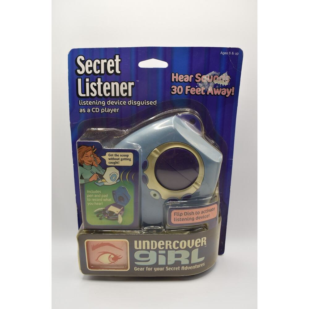 VTG NEW SEALED Undercover Girl Secret Listener Toy 2002 Listening Device